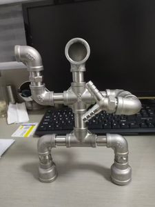 Raccord en T égal en acier inoxydable 304 poli moulé, norme DIN, résistant à la corrosion, pour conduite d'eau, 1/2 po - Product Image 4