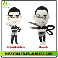 Peluche en polyester fabriquée sur mesure Jouet en peluche Animal en peluche Figure Plushie Créez votre propre design personnalisé