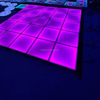 Lampu Lantai Dansa LED 3D Aluminium Langsung dari Pabrik dengan Kontrol RGB IP65 DMX untuk Pesta Klub