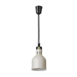 Lampada Riscaldante Cilindrica HENDI Bianca 230V/250W, Attrezzatura per Riscaldamento e Mantenimento Calore, Diametro 175mm Altezza 250mm - Product Image 1