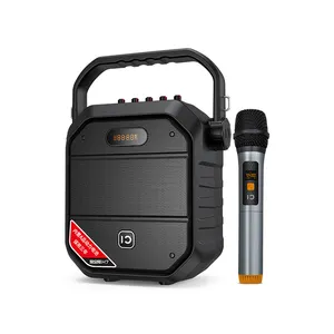 SHIDU H7 40 W ECHO Som TWS Bluetooth Máquina de Karaokê Microfone Sem Fio Alto falante portátil PA para reuniões