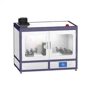 High efficient electrospinning & electrospraying unit with double spinning & yarning system