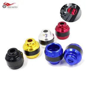 aluminum alloy carbon fiber anti-fall protection front fork cup anti-collision shock absorption Motorcycle slider modified parts