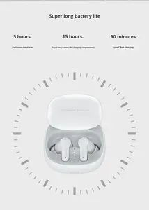 Casque de traduction vocale instantanée en temps réel, 8 langues hors ligne, prise en charge de l'<span class=keywords><strong>application</strong></span>, type C, charge rapide, indicateur LED portable - Product Image 3
