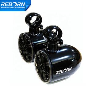 Reborn防水Rotatable <span class=keywords><strong>Boat</strong></span> <span class=keywords><strong>Wakeboard</strong></span> Tower SpeakerでPolishedペア6 1/2in - Product Image 5