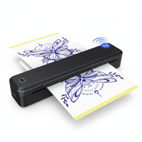Impresora Térmica Portátil YSDA X8 A4, Inalámbrica BT, para Plantillas de Tatuajes, Recargable de 1500mAh, para Máquina de Etiquetas