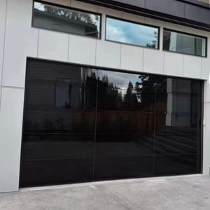 Portes de garage sectionnelles automatiques isolées sur mesure en acier moussé à double paroi à rupture de pont thermique pour villas, fabriquées aux États-Unis (<span class=keywords><strong>CA</strong></span>) - Product Image 2