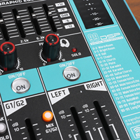 Mezclador de Audio Profesional MIX-MC24 de 24 Canales, Consola de Mezcla Analógica de Alto Rendimiento para Espectáculos en Vivo, Estudios de Grabación y Eventos