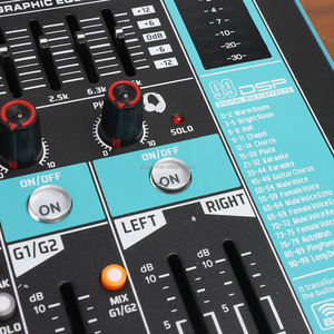 MIX-MC24 24 ערוצי אודיו מקצועי קונסולת ערבוב אנלוגית ביצועים גבוהים עבור הופעות חיות, אולפני הקלטה & אירועים - Product Image 6