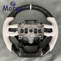 Volant de voiture en fibre de carbone forgé style tout-terrain personnalisé pour Dodge Ram 1500 3500 4500 TRX Rebel Dodge Pickup Truck