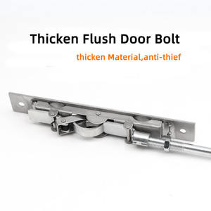 6/8/10/12 인치 더블 오픈 도난 방지 방화문 볼트 잠금 안전 레버 연장 플러시 도어 볼트 가구 액세서리 - Product Image 6