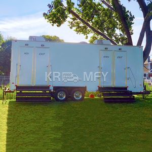 ห้องน้ำเคลื่อนที่แบบโมดูลาร์ชั่วคราว ปี 2025 ดีไซน์ทันสมัย ผลิตด้วยกรรมวิธีโรโตโมลดิ้ง วัสดุ PE - Product Image 1