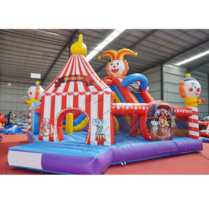 Tobogán Inflable para Niños, Tobogán Inflable Comercial para Parques de Diversiones con Dos Toboganes y Soplador para Alquiler en Fiestas y Eventos de Carnaval - Product Image 5