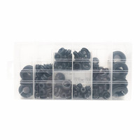 Assortiment personnalisé de 180 joints en caoutchouc automobile, 8 tailles, avec anneaux fendus, pour câblage de pare-feu et kit de joints de câbles électriques