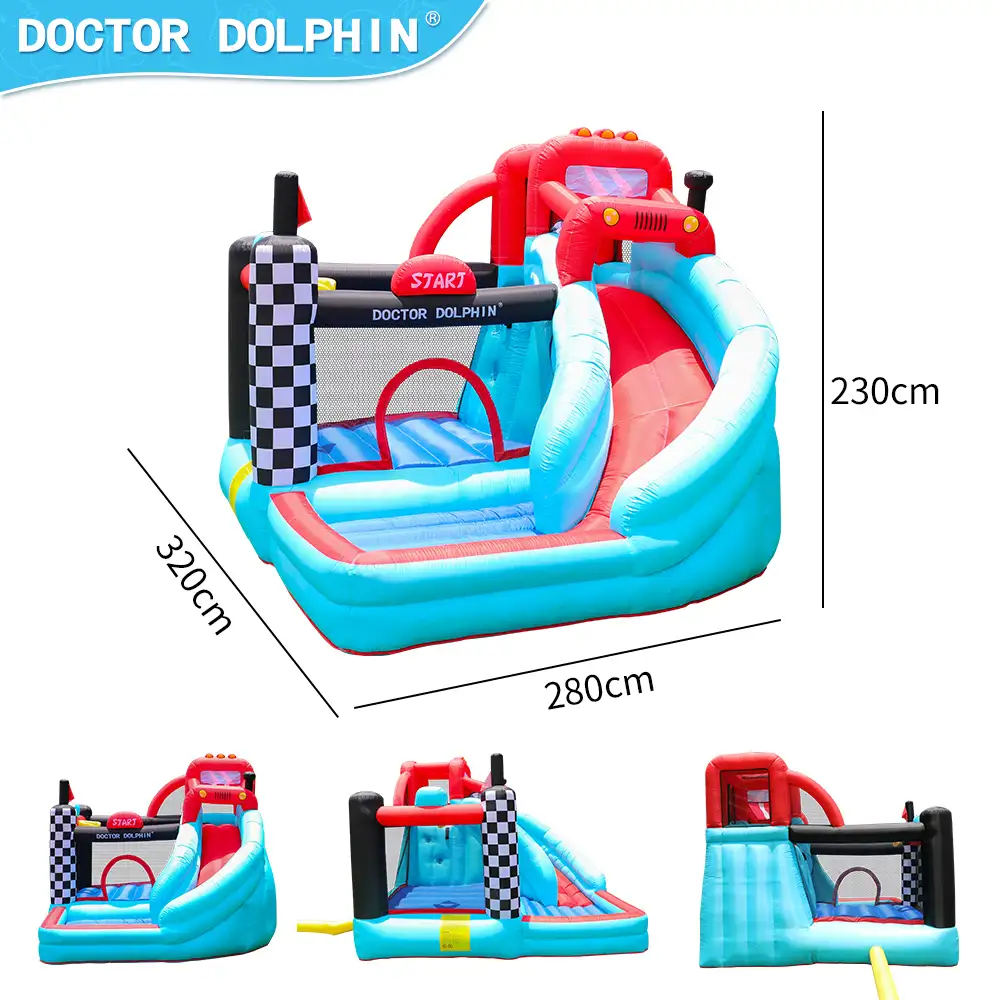 רופא דולפין שמח קיץ מים אקדח סדרן קפיצות בית קופצני ספיידרמן מתנפח טירה עם בריכה