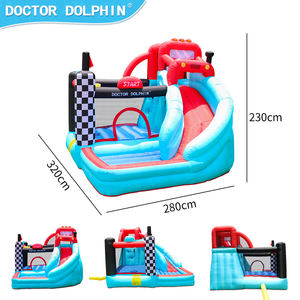 Водный пистолет Doctor Dolphin Happy Summer, батут, прыгающий домик, надувной замок с бассейном - Product Image 5