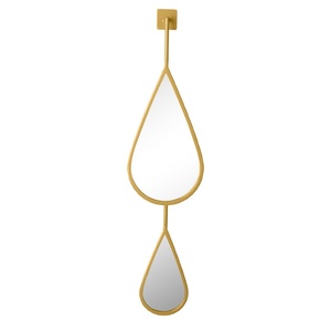 Specchio <span class=keywords><strong>da</strong></span> <span class=keywords><strong>Parete</strong></span> Moderno Rettangolare in Metallo Dorato, Ecologico, Creativo, Senza Installazione, Combinabile, Semplice <span class=keywords><strong>per</strong></span> <span class=keywords><strong>Soggiorno</strong></span> - Product Image 2