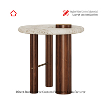 Hollow Layer Storage Decorative Coffee Table Modern Light Luxury Wooden Stable Metal Support Frame Custom Square Shape Living