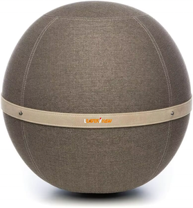 Housse <span class=keywords><strong>de</strong></span> ballon <span class=keywords><strong>de</strong></span> siège Leadershow antidérapante autoportante pour yoga et exercice, 57 cm, 65 cm, pour bureau et maison, avec <span class=keywords><strong>ceinture</strong></span> et pompe - Product Image 2