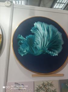 壁板,カスタマイズされたモダンな3D革刺繍壁紙クラシックホームインテリア防水耐火機能 - Product Image 5