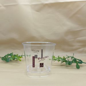 Vente en gros de gobelets à mousse carrés transparents de 7 cm de diamètre, contenants en plastique rigide pour échantillons de pâtisserie et coffrets cadeaux personnalisés pour les fêtes - Product Image 5