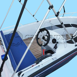 <span class=keywords><strong>Nuevo</strong></span> diseño <span class=keywords><strong>420</strong></span>, bote de velocidad pequeña de ocio rojo con motor fuera de borda, yate de lujo de 4,2 M, barcos de aluminio de pesca de 14 pies - Product Image 3