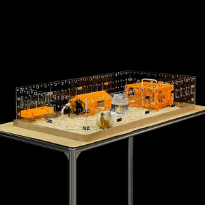 Acrylic <strong>Hamster</strong> <strong>Cage</strong> clear Assembled Expandable Pet <strong>Cages</strong> Foldable Houses <strong>Hamster</strong> Terrarium Diy Box Bin - Product Image 2