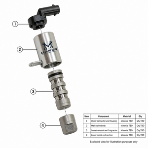 วาล์วควบคุมน้ำมันเครื่อง MANER VVT รุ่น OE 06E109257N สำหรับรถยนต์ Audi A4 A5 A6 A7 A8 Q5 Q7 TT RS3 RS7 S4 S5 SQ5 S6 S7 S8 - Product Image 5