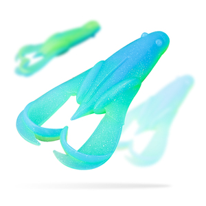 Lot de 6 leurres souples grenouille 7cm 7g, 6 couleurs, appâts artificiels bioniques flottants pour la pêche au Black Culter Alburnus - Product Image 5