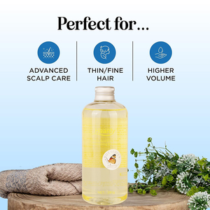 Shampooing revitalisant et volumisant aux acides aminés Haardy pour cheveux fins, pour femmes et hommes - Nettoyage en profondeur et hydratation - Sans sulfate - Product Image 3