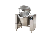 Marmite à vapeur électrique à double enveloppe en acier inoxydable, basculante, de qualité industrielle, pour cuisines industrielles et de l'industrie alimentaire