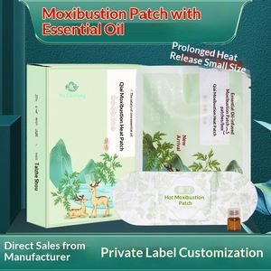 Parche de Moxibustión Yucao Hall Qiai con Aceite Esencial, Terapia Magnética, Autocalentamiento, Calor Herbal para la Salud del Ombligo, Cervical y Rodilla - Product Image 2