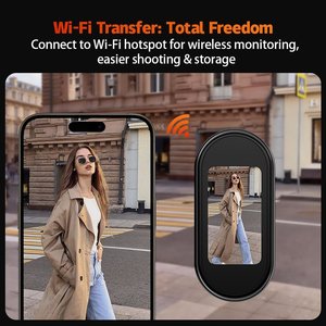 กล้องมินิบันทึกวิดีโอ 4K พร้อมหน้าจอ WiFi ที่ปลอดภัย สำหรับการถ่ายวิดีโอบล็อก การเดินทาง และกีฬา - Product Image 4