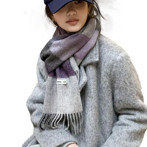 Korean Style Pashmina <strong>Shawl</strong> Scarf Women Cashmere Custom Scarves Woman <strong>Wool</strong> Scarf - Product Image 1