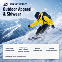 Sous-vêtements de ski d'hiver pour homme Alpine PRO, en laine mérinos, sans couture, thermiques, longs, respirants, séchage rapide, ensemble complet
