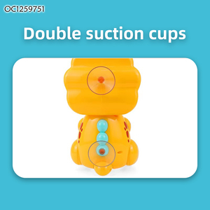 Jouets de <span class=keywords><strong>bain</strong></span> dinosaures à eau pour enfants, jeux de douche pour bébés de 12 <span class=keywords><strong>mois</strong></span> avec doubles ventouses à suspendre au mur - Product Image 5