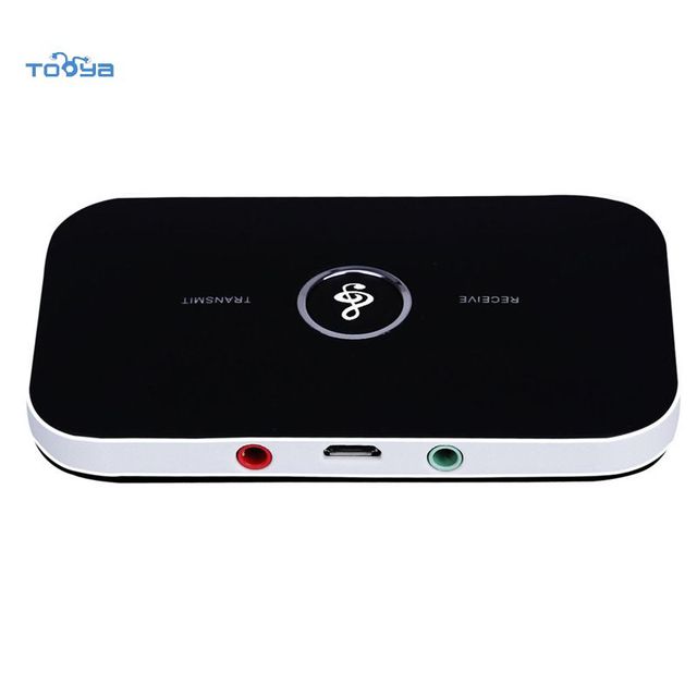 Blue Tooth Transmitter Receiver Two in One Wireless Receiver Tooya Car Built-in Battery 5.0 Blue Tooth Receiver Adapter