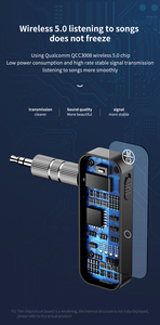 PIX-LINK Portable 3.5mm AUX <span class=keywords><strong>Bluetooth</strong></span> Adaptateur de <span class=keywords><strong>voiture</strong></span> <span class=keywords><strong>Musique</strong></span> <span class=keywords><strong>Récepteur</strong></span> audio sans fil pour <span class=keywords><strong>voiture</strong></span> Maison Stéréo <span class=keywords><strong>Récepteur</strong></span> audio <span class=keywords><strong>Bluetooth</strong></span> - Product Image 4