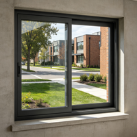 Ventana Corredera de Vinilo UPVC con Certificación CSA Energy Star, 1.8 mm, 7 Cámaras, Sistema Integral de Fijación con Clavos, Vidrio de Baja Emisividad