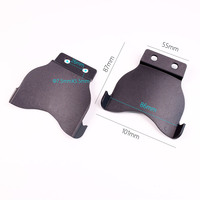 OWB Holster Matériel de montage Paddle Clip en noir pour accessoires de chasse Comprend le matériel de montage
