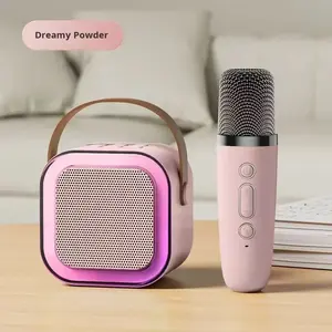 Barra de Sonido de Juguete para Niños K12, Altavoz de Karaoke Portátil Inalámbrico para Exteriores, Mini Altavoz Inteligente, Juguetes para Niños, Set de KTV Familiar con Micrófono - Product Image 6