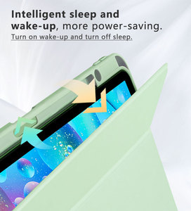 Funda SYX OEM/ODM para <span class=keywords><strong>iPad</strong></span> 10.ª Generación 11 Pulgadas 2025, Delgada, con Soporte Triple Plegable, Cubierta Protectora Trasera de TPU Suave - Product Image 3