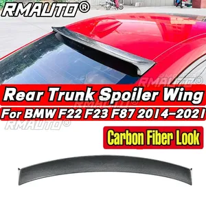 Car Rear Roof Spoiler Glossy <b>Black</b> Carbon Look Car Rear Spoiler <b>Wing</b> Body Kit for BMW F22 2014-2021 Car Accessories - Product Image 2