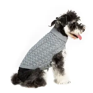 Kingtale Pet Supplier wholesale colorful Keep warm New flowers Simple solid color dog sweater clothes