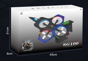 Avión RC Barato 2023, Aviones de Control Remoto, Modelo SG100 <span class=keywords><strong>Plus</strong></span>, Juguete Volador, Aeronave RC, Helicóptero RC con Luz LED - Product Image 5