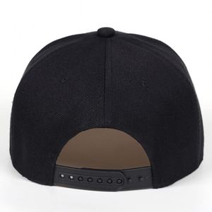 Casquettes Snapback à 5 panneaux, profil haut, 64 cm, 100% acrylique gris, avec logo de drapeau personnalisé brodé, vente en gros, pour grandes têtes - Product Image 6