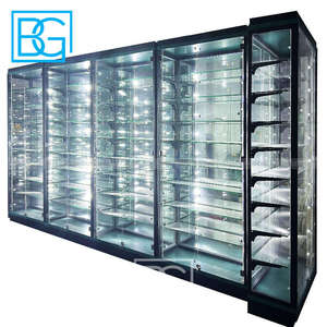 Nhà Máy bán hàng trực tiếp trưng bày kính hiển thị cho thuốc lá tùy chỉnh độc đáo thuốc lá kiosk thuốc lá bán lẻ hiển thị cho khói cửa hàng - Product Image 1