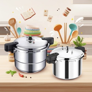 Casserole à pression indienne multifonctionnelle antiadhésive de 16 L, compatible avec les cuisinières à induction - Product Image 5