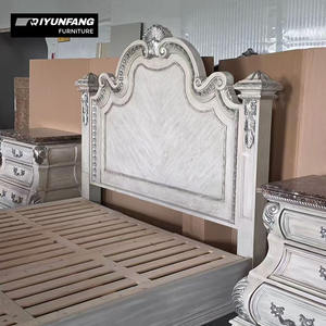 <span class=keywords><strong>Cama</strong></span> Doble de Madera Maciza Tallada a <span class=keywords><strong>Mano</strong></span>, Estilo Tradicional Americano, Muebles Personalizados de Tamaño King para el Hogar o Hoteles - Product Image 3