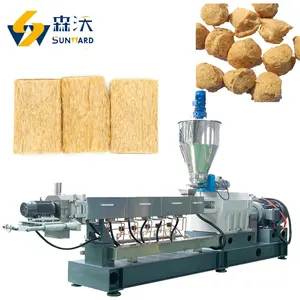 Máquinas para hacer pepitas de bola de picada de soja de carne de soja de alta calidad 300-500 kg/h hechas en China